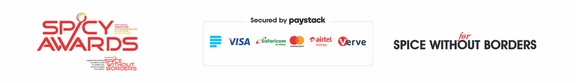 Spicy Awards payment to Spice Without Borders secured by Paystack